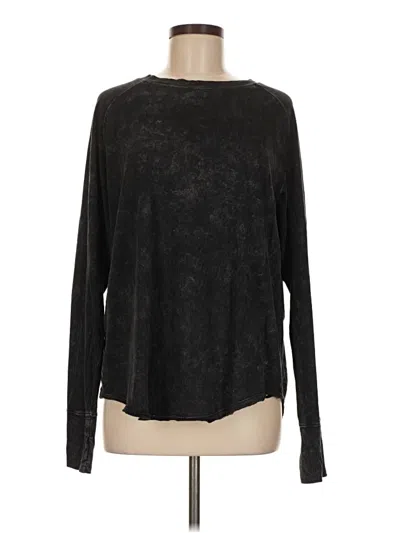 Pre-owned Z By Zella Pullover Sweater In Black