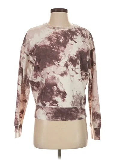 Pre-owned Z By Zella Pullover Sweater In Brown