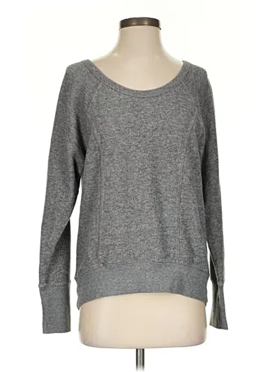 Pre-owned Z By Zella Pullover Sweater In Gray