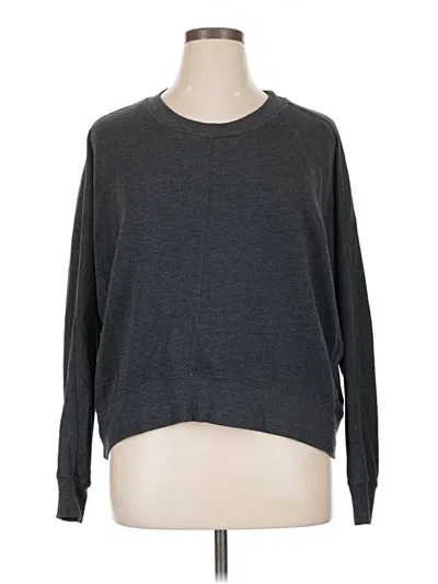 Pre-owned Z By Zella Pullover Sweater In Gray