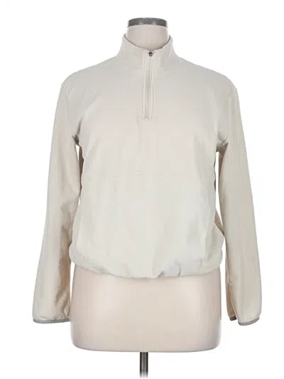 Pre-owned Z By Zella Pullover Sweater In Ivory
