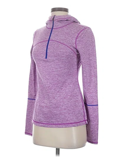 Pre-owned Z By Zella Pullover Sweater In Purple
