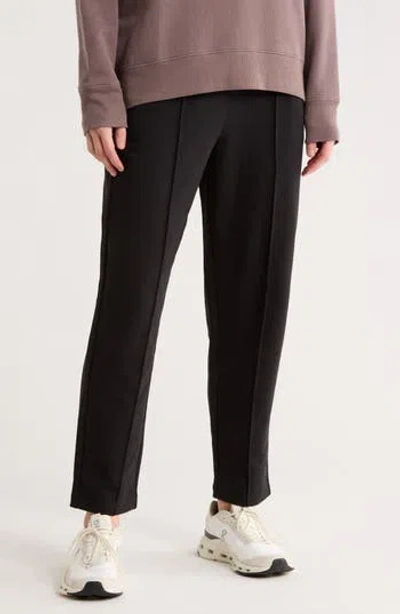 Z By Zella Relay Pintucked French Terry Pants In Black