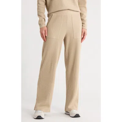 Z By Zella Reset Waffle Stitch Pants In Neutral