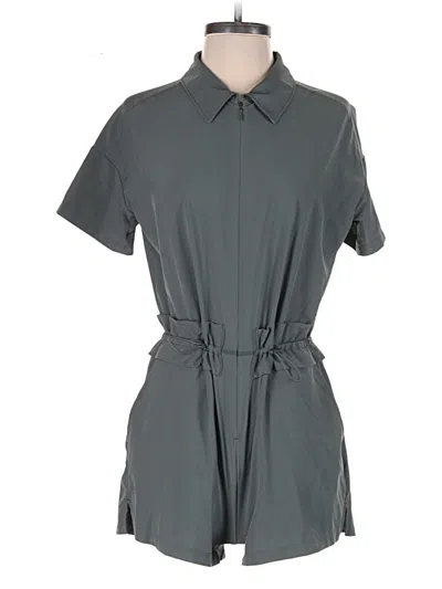 Pre-owned Z By Zella Romper In Gray