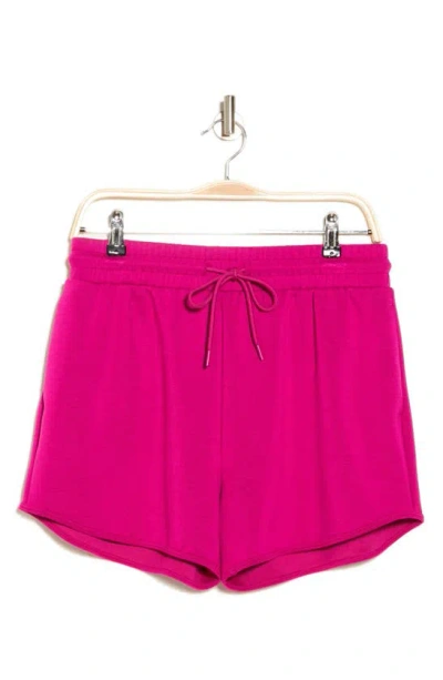 Z By Zella Scuba Knit Shorts In Pink Plumier