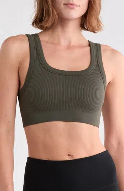 Z By Zella Seamless Square Neck Bra In Multi