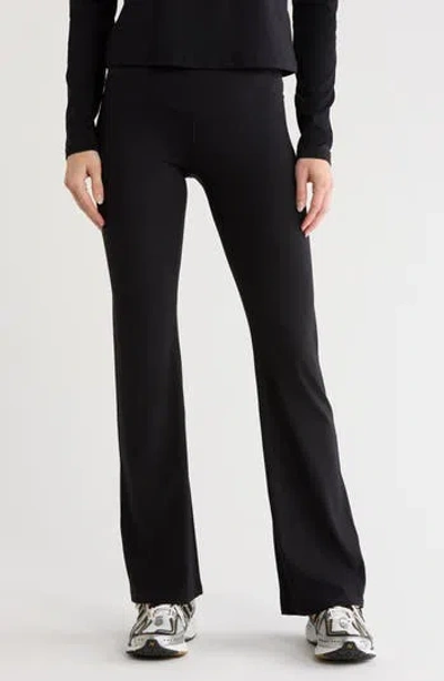 Z By Zella Serenity Crossover Flare Pants In Black