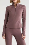 Z By Zella Serenity Half Zip Pullover In Gray