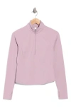 Z By Zella Serenity Half Zip Pullover In Purple
