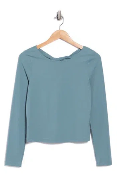 Z By Zella Serenity Twist Back Long Sleeve Tee