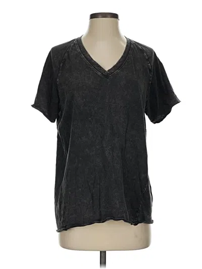 Pre-owned Z By Zella Short Sleeve T-shirt In Black