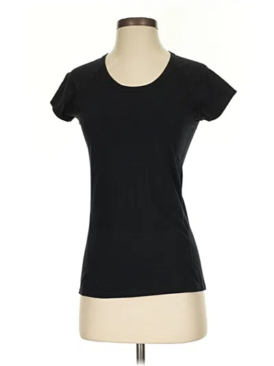 Pre-owned Z By Zella Short Sleeve T-shirt In Black