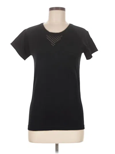 Pre-owned Z By Zella Short Sleeve T-shirt In Black