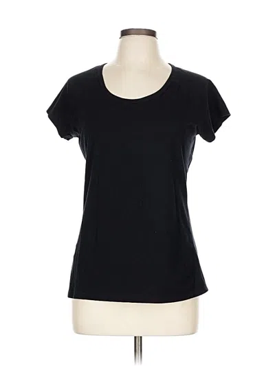 Pre-owned Z By Zella Short Sleeve T-shirt In Black
