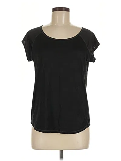Pre-owned Z By Zella Short Sleeve T-shirt In Black