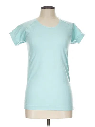 Pre-owned Z By Zella Short Sleeve T-shirt In Teal