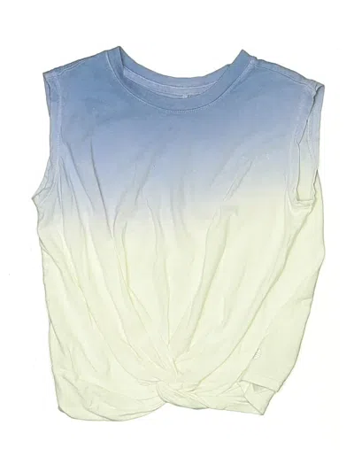 Pre-owned Z By Zella Kids' Sleeveless T-shirt In Blue