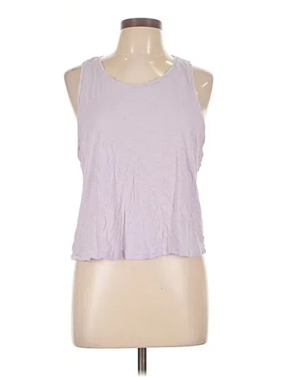 Pre-owned Z By Zella Sleeveless Top Purple Halter Neckline Tops