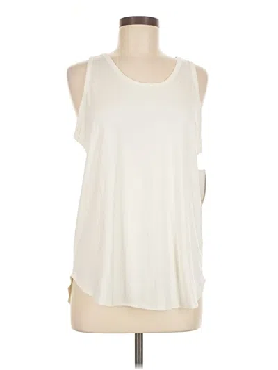 Pre-owned Z By Zella Sleeveless T-shirt In Ivory