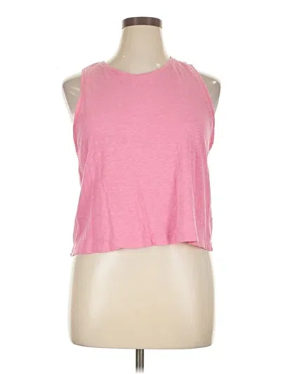 Pre-owned Z By Zella Sleeveless T-shirt In Pink