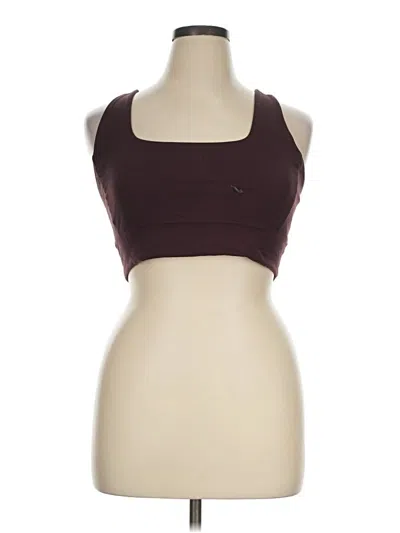 Pre-owned Z By Zella Sports Bra In Burgundy