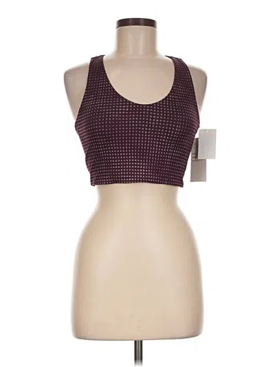 Pre-owned Z By Zella Sports Bra In Burgundy