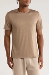 Z By Zella Sprint Crewneck T-shirt In Brown