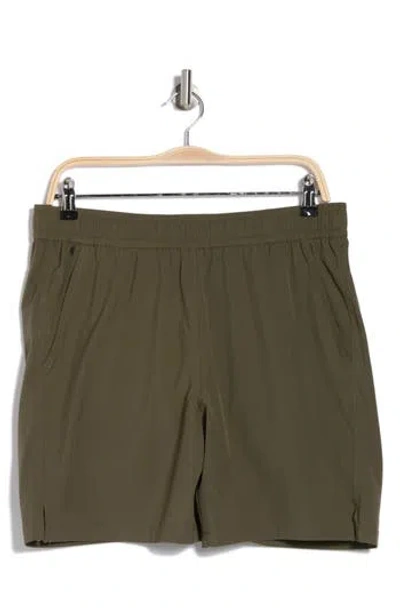 Z By Zella Sprint Performance Shorts In Olive Night
