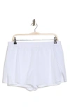Z By Zella Sprint Side Slit Shorts In White