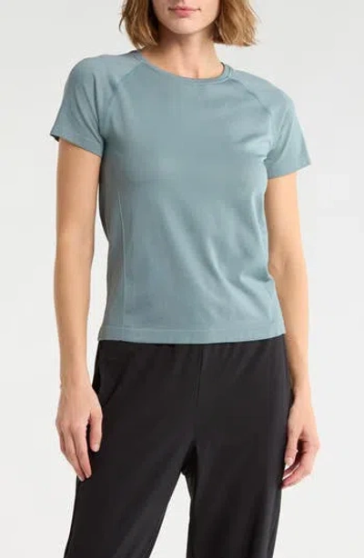 Z By Zella Stretch Seamless Tee In Animal Print