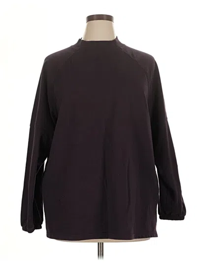 Pre-owned Z By Zella Sweatshirt In Black
