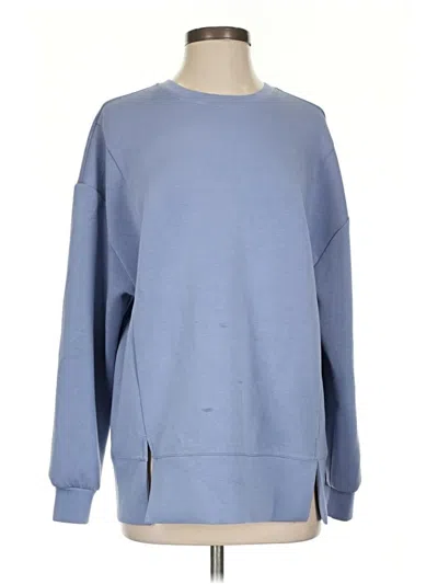 Pre-owned Z By Zella Sweatshirt In Blue