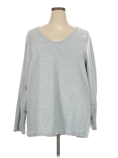 Pre-owned Z By Zella Sweatshirt In Gray