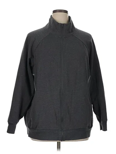Pre-owned Z By Zella Sweatshirt In Gray