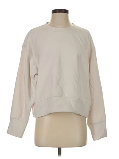Pre-owned Z By Zella Sweatshirt In Ivory