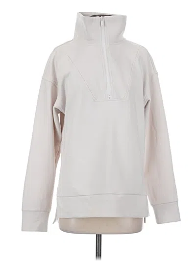 Pre-owned Z By Zella Sweatshirt In White