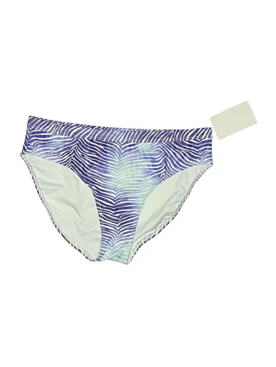 Pre-owned Z By Zella Swimsuit Bottoms In Blue