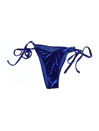 Pre-owned Z By Zella Swimsuit Bottoms In Blue