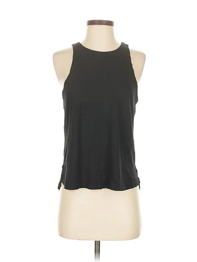 Pre-owned Z By Zella Tank Top Black Halter Neckline Tops