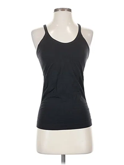 Pre-owned Z By Zella Tank Top Black Halter Neckline Tops