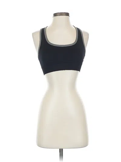 Pre-owned Z By Zella Tank Top Black Strapless Neckline Tops