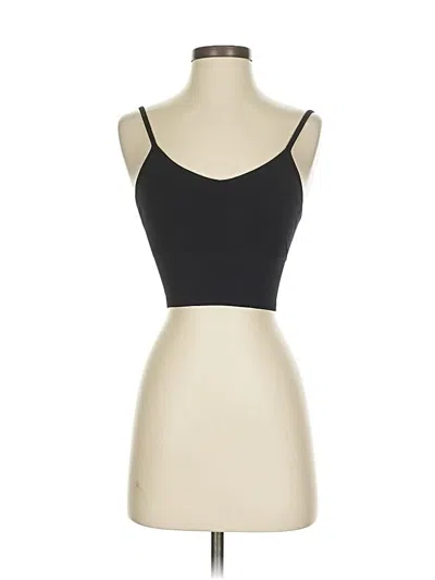 Pre-owned Z By Zella Tank Top Black Strapless Neckline Tops