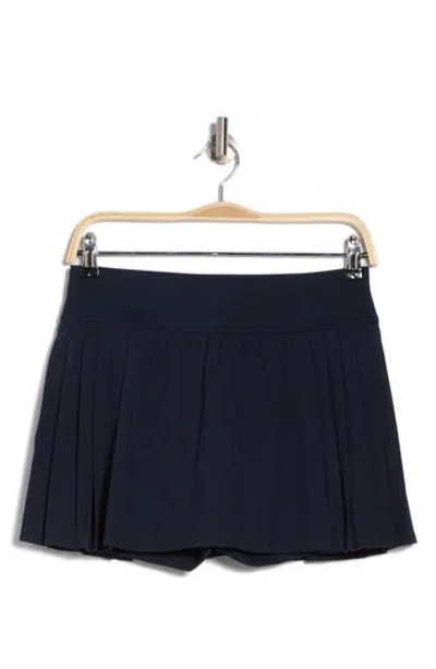 Z By Zella Tiebreak Pleated Skort In Navy Sapphire