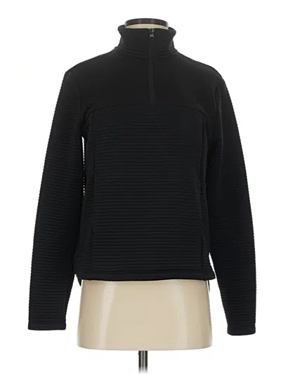 Pre-owned Z By Zella Track Jacket In Black