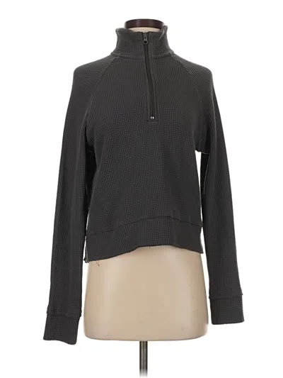 Pre-owned Z By Zella Track Jacket In Gray