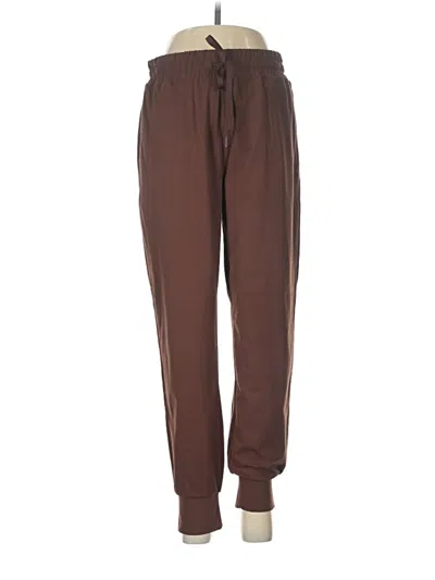 Pre-owned Z By Zella Track Pants In Brown