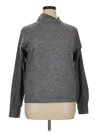 Pre-owned Z By Zella Turtleneck Sweater In Gray