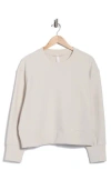 Z By Zella Unwind Crewneck Sweatshirt In Red