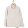 Z By Zella Unwind Half Zip Pullover In White